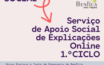 Projeto Social une Escolas do Grupo Ensinus e a Junta de Freguesia de Benfica Parceria entre as Entidades faz nascer Projeto Social para os Alunos da Freguesia de Benfica!