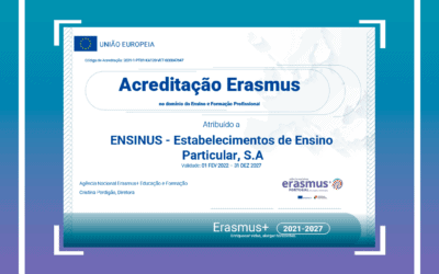 Certificado Acreditação – Erasmus +