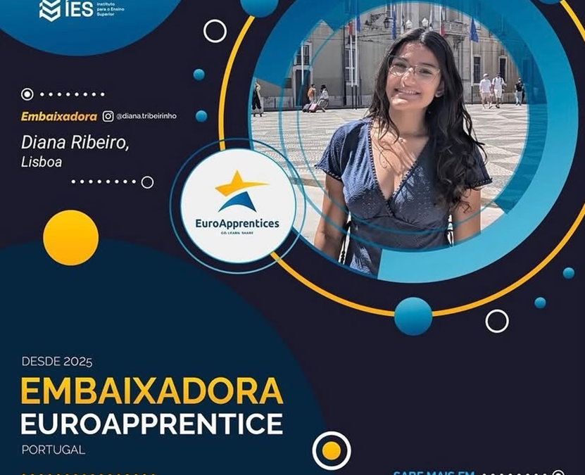 Aluna da EPET Embaixadora EuroApprentice
